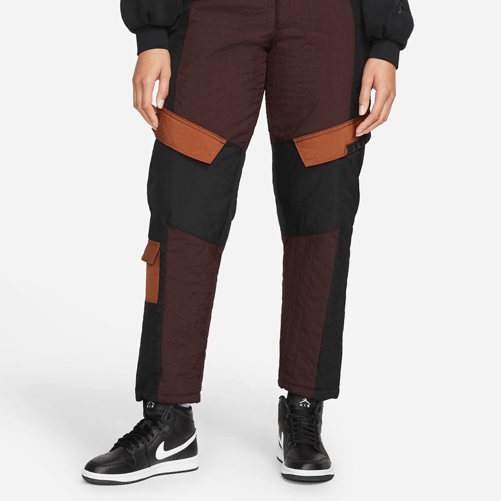 Nike Jordan fleece padded three color pant /belt